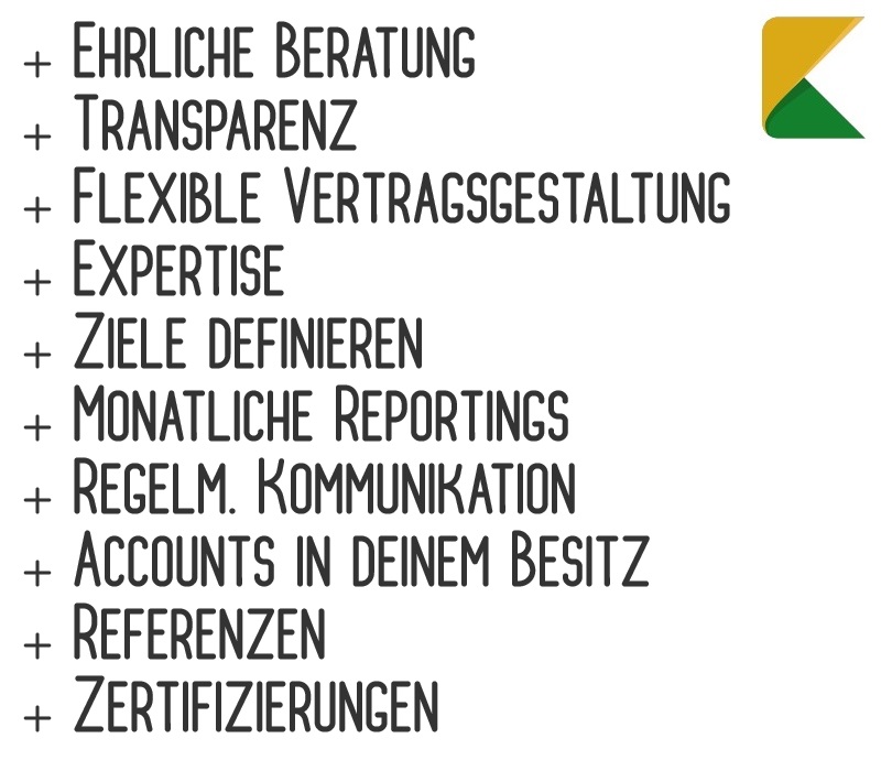 Merkmale einer guten Online Marketing Agentur