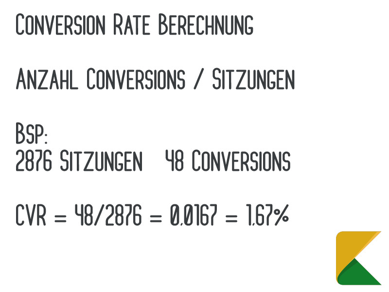 Conversion Rate Formel