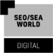 SEO/SEA World Logo schwarz weiß SEO/SEA World Logo schwarz weiß