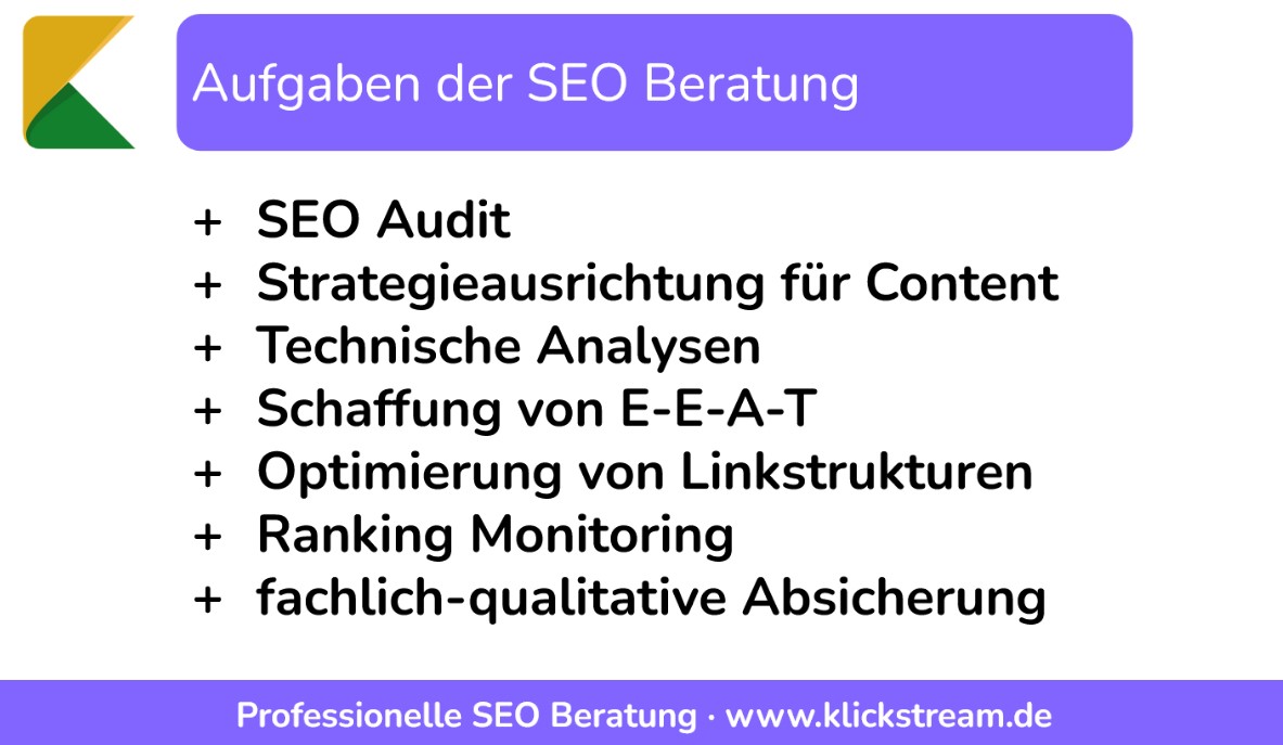 Aufgaben der SEO Beratung